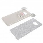 Wholesale Galaxy Note FE / Note Fan Edition / Note 7 Minnie Diamond Glitter Bow Tie Case (Silver)